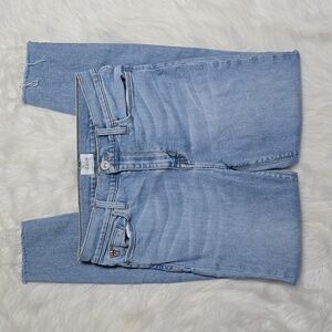 Hudson Light Wash Distressed Blair Super Skinny Jeans Size 28